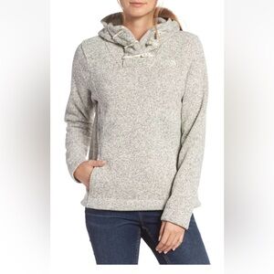 The North Face Women Crescent Hoodie Pullover Knit Sweater 7097